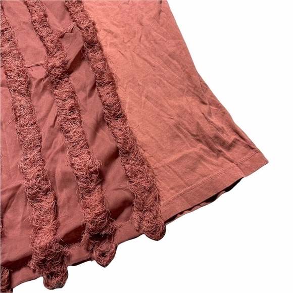 Zara Rouge Short Sleeve Textured Blouse S - Picture 6 of 7